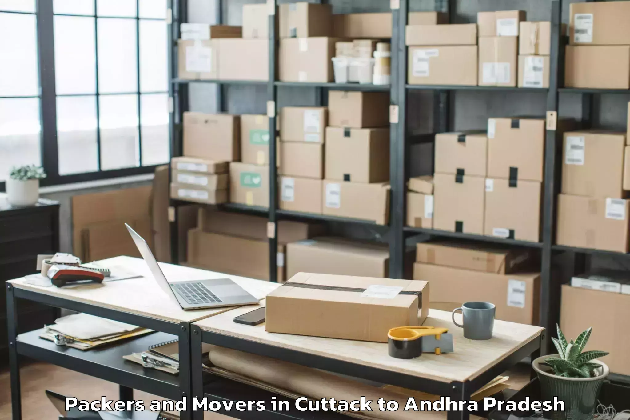 Hassle-Free Cuttack to Tallapudi Packers And Movers